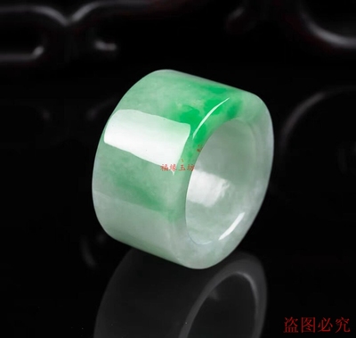 翡翠戒指扳指翡翠戒指玉戒指男款翡翠戒指珠宝玉器首饰