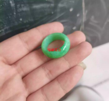 缅甸指环情侣男女款玉石戒圈