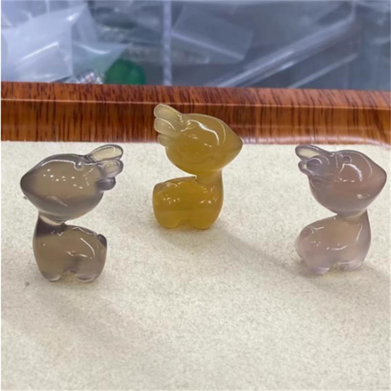 天然玉髓玛瑙一路有你吊坠