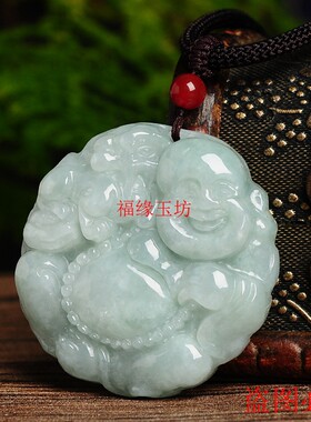 吊坠貔貅男女款项链翡翠玉佛