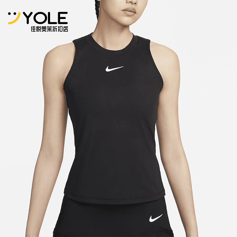 耐克女士网球运动背心运动T恤