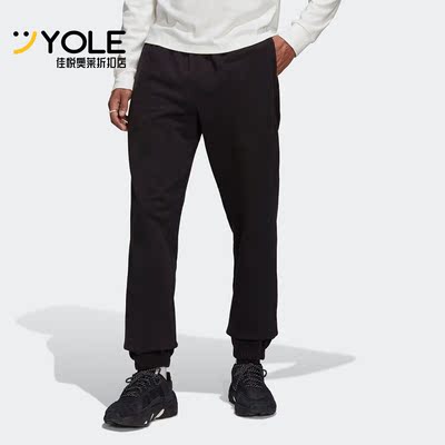 阿迪达斯三叶草春季男子针织长裤