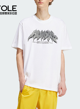 Adidas/阿迪达斯正品三叶草FLAMES CONC T男士运动短袖IS2946