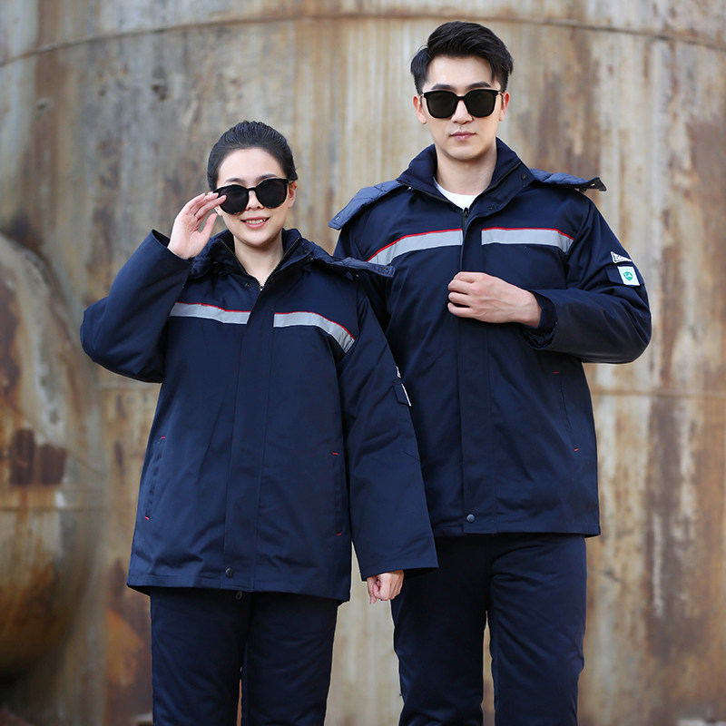 防静电加厚棉衣免费印字冬加油站