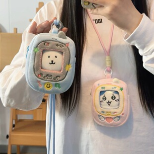 原创手机造型10cm娃包痛包挂脖耳机零钱收纳包CCD收纳包斜挎背包