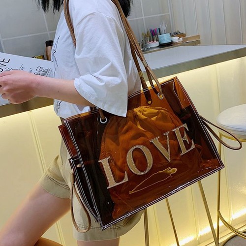 大包包女2021夏季新款pvc果冻包