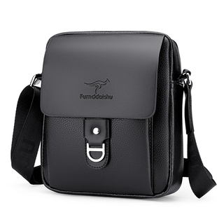 男士包包斜挎包单肩包潮流休闲包包时尚商务背包挂包小包竖款皮包