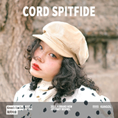 Spitfire经典 Kangol Cord 美潮街头复古灯芯绒报童八角帽贝雷帽
