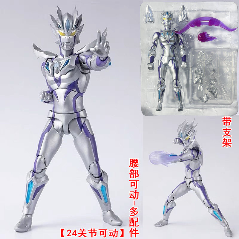 SHF 슈퍼 가동 골드 무제한 제로 울트라 피규어 전신 관절 허리 가동 장난감 피규어 행위