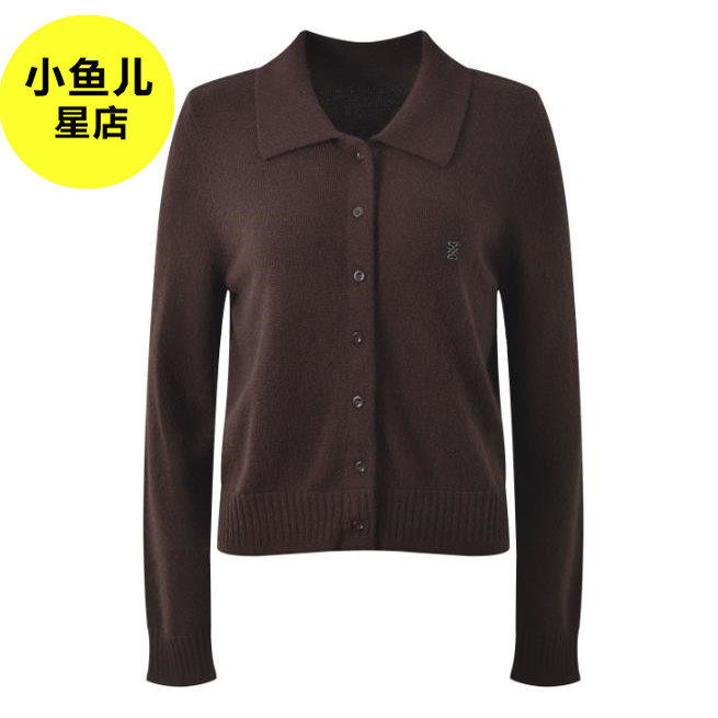 法式浪漫秋季新款简约时尚休闲百搭翻领针织开衫套头背心两件套女