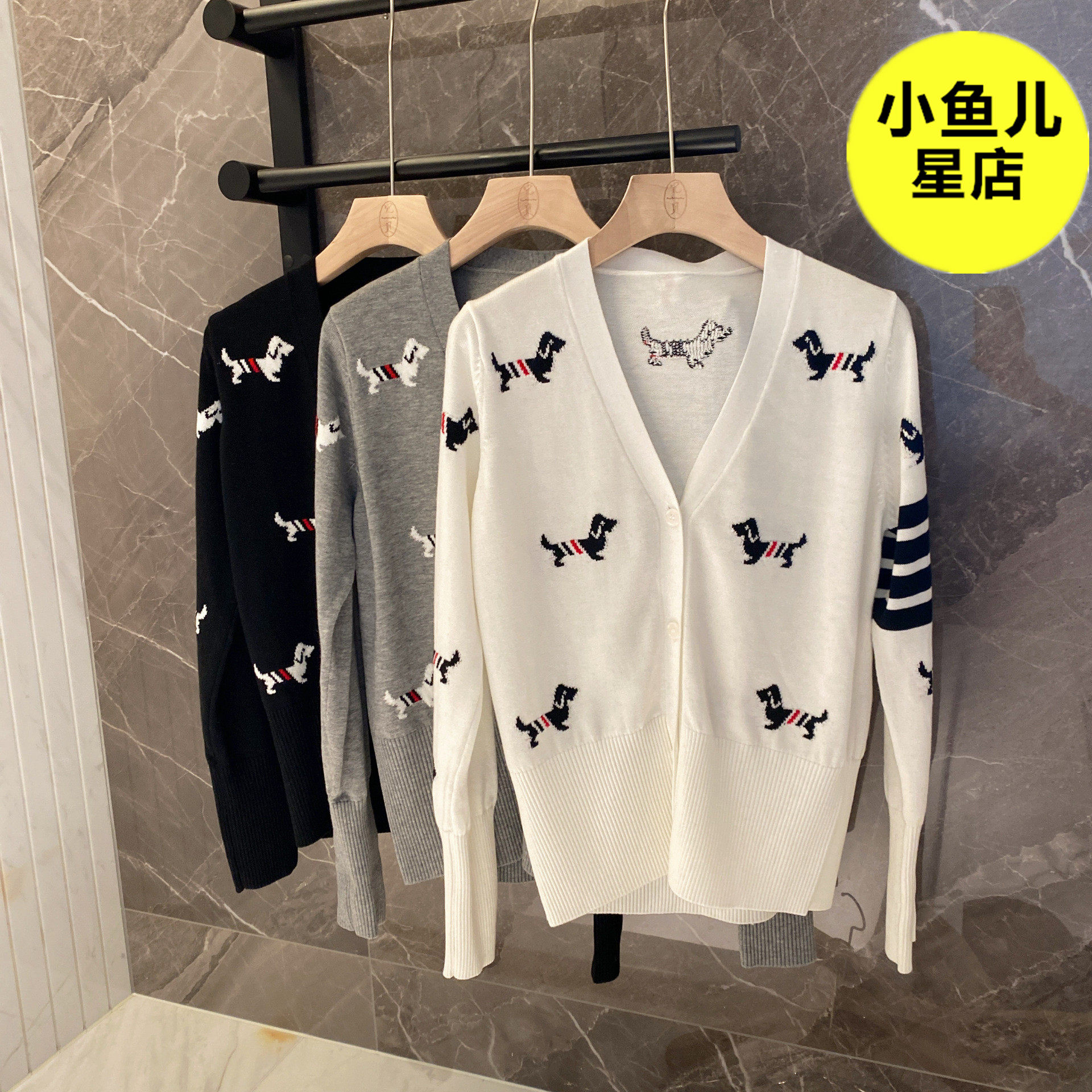 韩版学院风针织开衫女早秋
