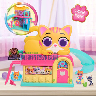 美國正品 Kitties超級貓咪英雄隊聲光變身功夫貓玩偶 迪士尼Super