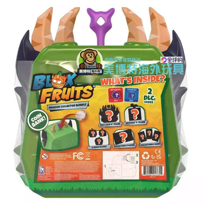 美国正品 Blox Fruits Squishy 玩具水果盲袋宠物公仔DLC码