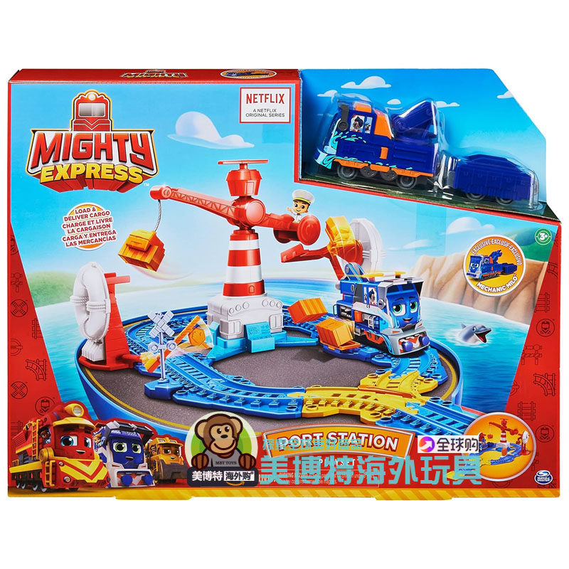 美国正品Mighty Express特快威威小火车玩具手办轨道人偶声光