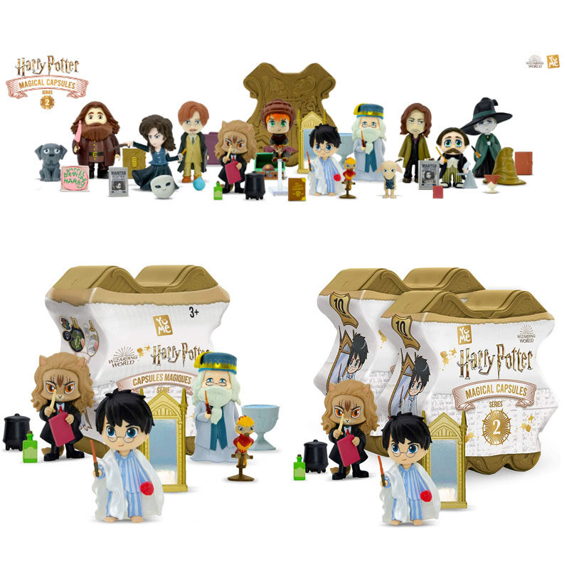 正版Harry Potter魔法公仔系列2新款胶囊特斯内普哈利波特盲盒_虎窝淘