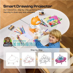Caydo T3 儿童 AI 绘图投影仪 高清蓝牙 儿童文玩美国正品2025