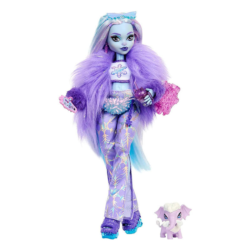 monster high 怪物高中精灵新款娃娃手办玩具雪人猛犸象12寸