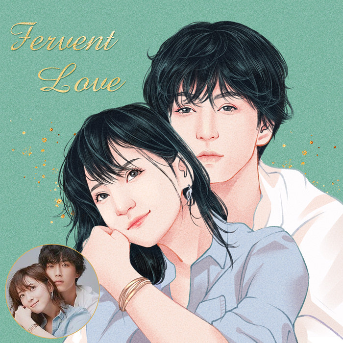 布拉拉私人订制设计写实头像手绘肖像画创意生日礼物情侣头像定制