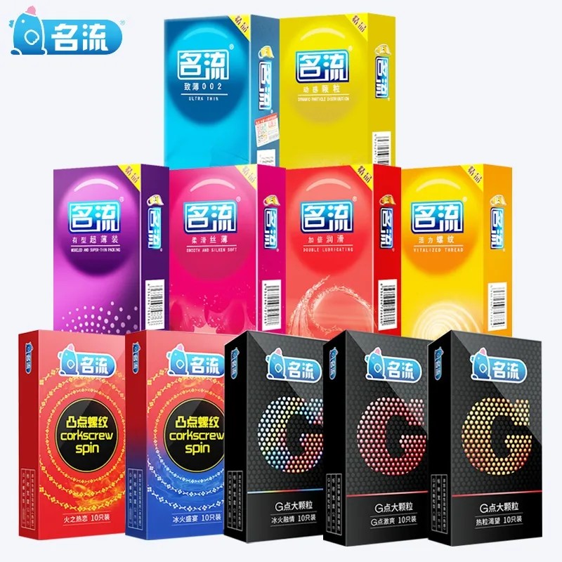 名流超薄装避孕套100只螺纹带刺狼牙颗粒g点安全套男用情趣型套装