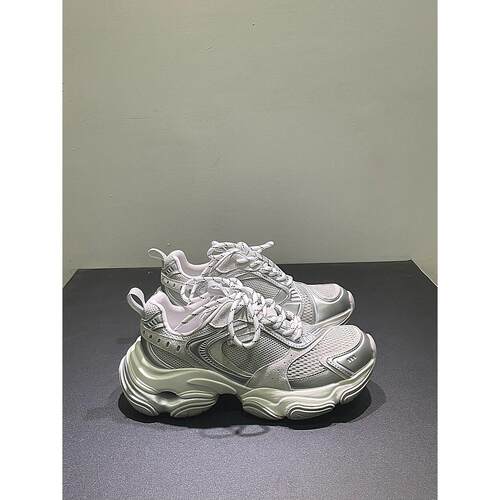 欧洲站欧货女鞋2026春季新款休闲鞋运动鞋老爹鞋网面透气厚底轻便