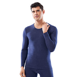 今尚儿男士保暖内衣超薄圆领艾莉纳发热打底秋衣秋裤387750