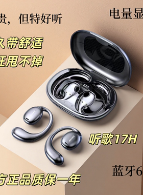 2026新款Awei/用维气传导T80挂耳式音质超长续航无线防水蓝牙耳机