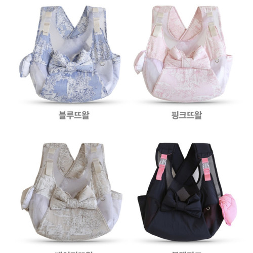 【巨舒服】韩国bebepaws宠物双肩包胸前包不勒肩降温防水防风骑行