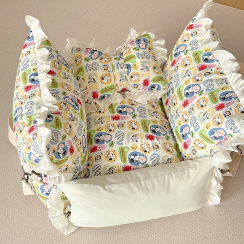 【全可拆洗】韩国多功能车载狗窝副驾安全座椅宠物窝牵引扣可定制