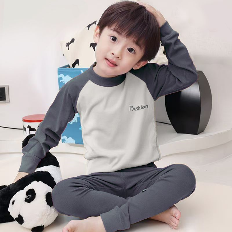 套装男女童装秋衣秋裤套装保暖儿童内衣睡衣中大童宝宝春秋季冬款