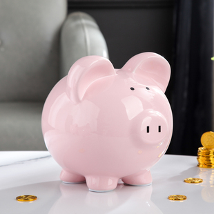 猪存钱罐2025年新款只进不出储钱罐陶瓷储蓄罐儿童女孩男可存可取