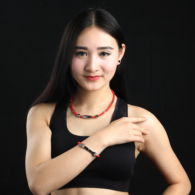 JAPANESE AUTHENTIC RATTAN TITANIUM BRACELET SPORTS TITANIUM HAND RING MAGNETIC THERAPY HEALTH CARE BRACELET CURE CERVICAL RELIEF SORE NUMBNESS HAND