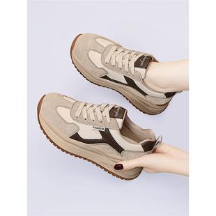 覆古运动鞋女减震跑步轻便女鞋2025新款春秋季时尚软底休闲旅游鞋