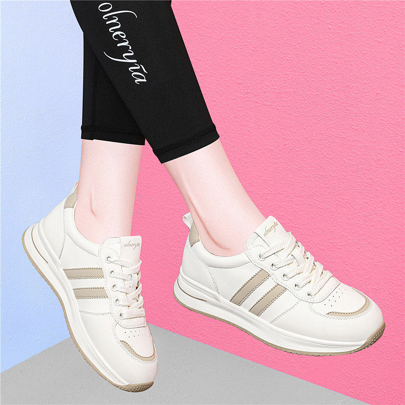 小白鞋子女2025年秋季新款爆款韩版ins潮百搭小众休闲平底鞋板鞋