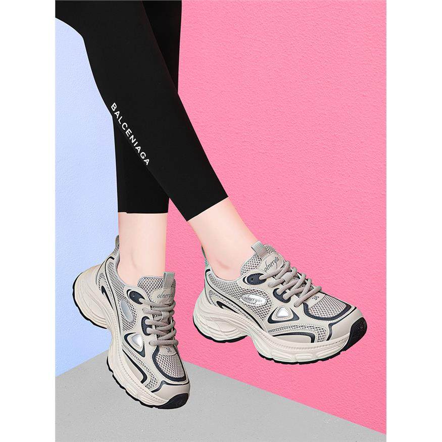 2025年秋冬季爆新款百搭厚底增高老爹鞋女款时尚加绒休闲运动鞋子,女鞋,老爹鞋,淘宝优惠券,粉丝福利购,淘宝优惠卷