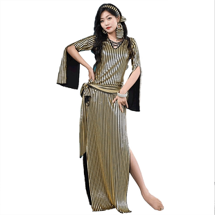 舞娘肚皮舞服装女演出服2026新款套藤杖埃及民俗Saidi袍子连衣裙