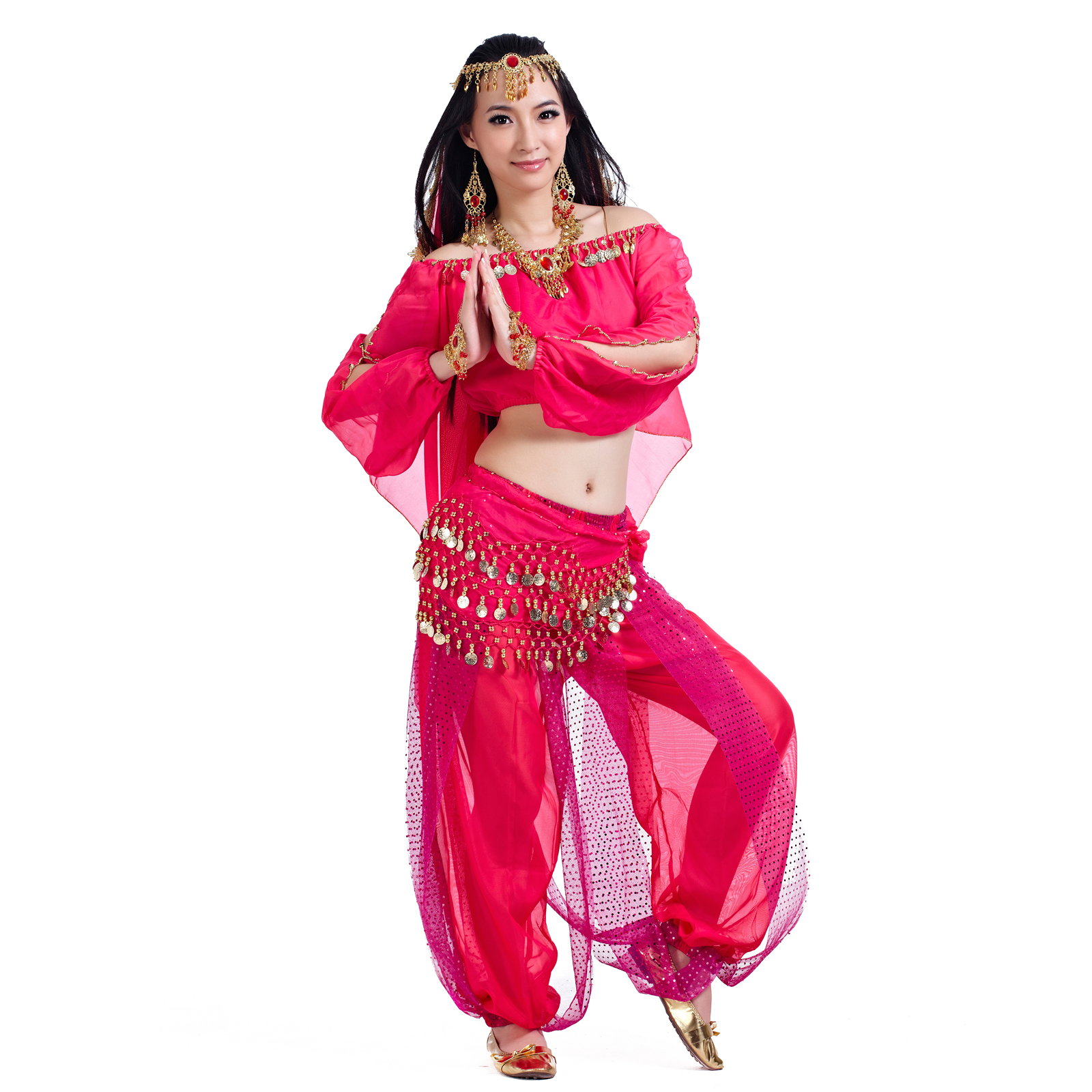 bellyqueen肚皮舞演出s长袖