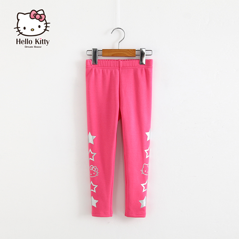 Pantalon fille HELLO KITTY K762195 en flanelle - Ref 2060464 Image 2