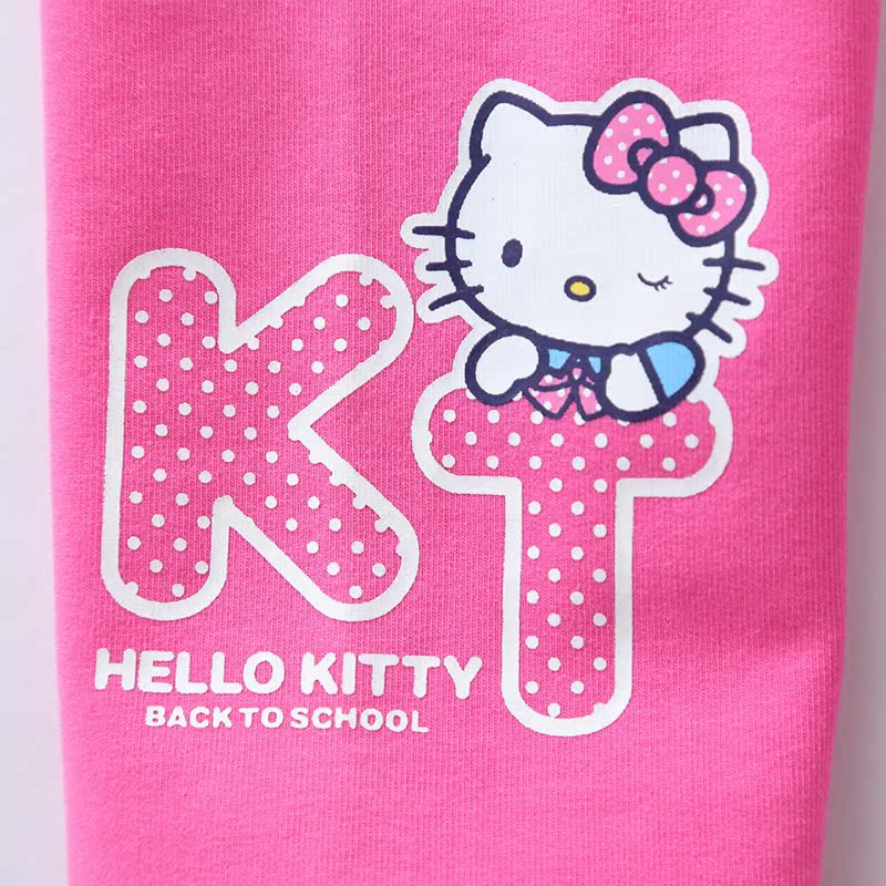 Pantalon fille HELLO KITTY K762163 en mélange - Ref 2063118 Image 4