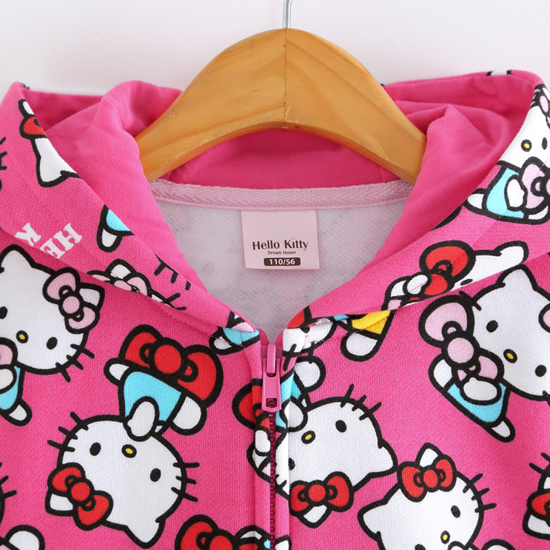 Blouson pour fille HELLO KITTY en mélange - Ref 2158160 Image 3