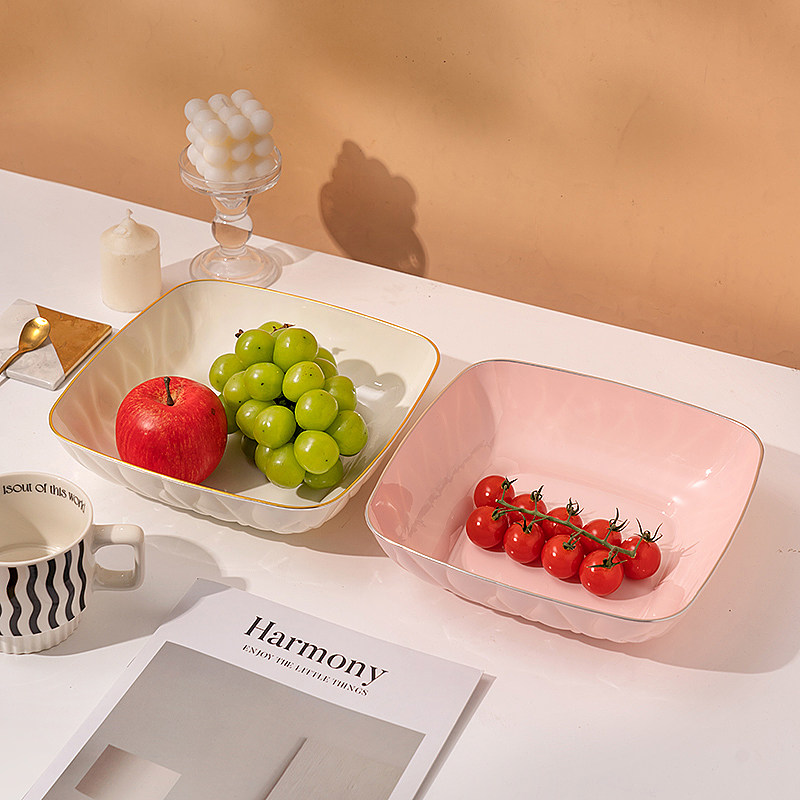 精致盘子果盘新款轻奢高级感水果盘客厅茶几家用干果零食摆放盘,餐饮具,果盆/果盘/果篮,淘宝优惠券,粉丝福利购,淘宝优惠卷