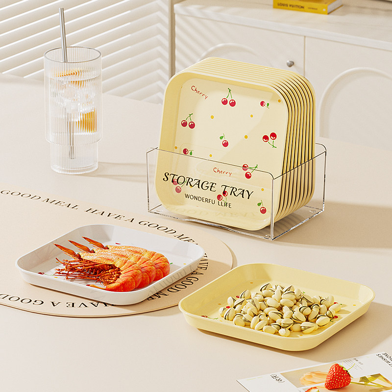 骨碟家用高颜值餐桌垃圾吐骨碟2026新款食品级零食小吃盘碟小碟子,餐饮具,碟,淘宝优惠券,粉丝福利购,淘宝优惠卷