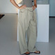 复古 欧美风复古休闲裤 牛2025年夏季 新款 设计感小众高腰显瘦