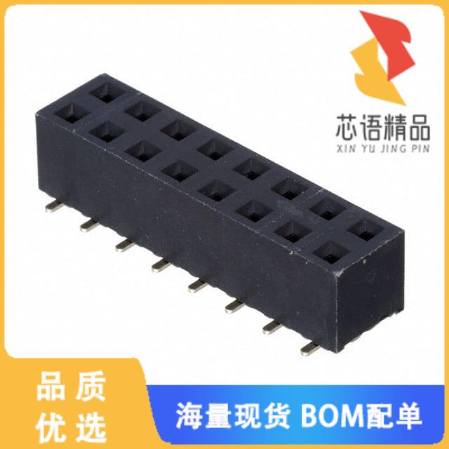 全新RS2BE-16-G-SMT原装(RECEPTACLE STRIP 16P 2.54