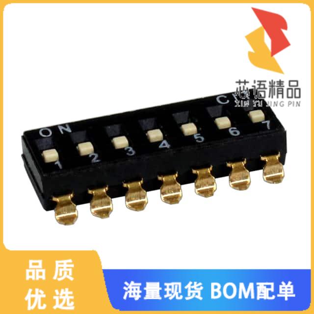 全新KJ07RTT原装(DIP SWITCH DPST 7 POSITION SURFA)正品