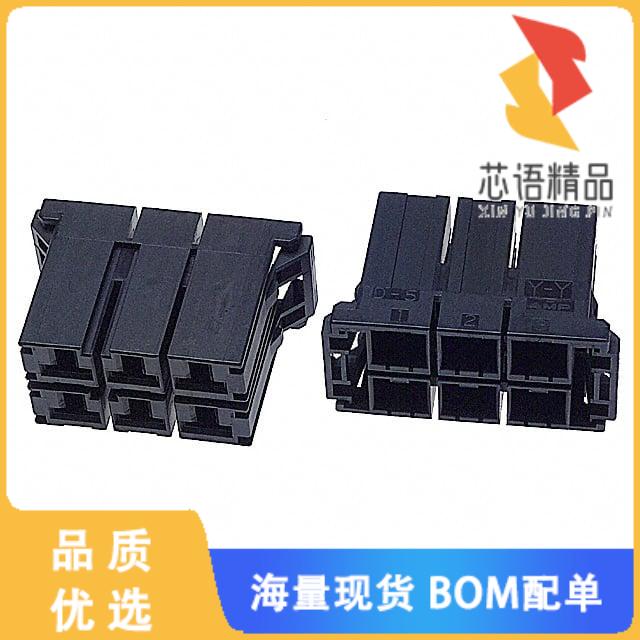 全新2-917807-3原装(CONN RCPT 10.16 6POS DUAL KEY