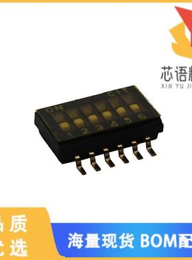 全新KE06RTGR原装(SWITCH SLIDE DIP 6POS 25MA 24V)正品