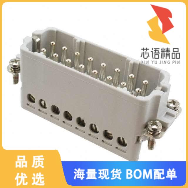 全新1-1103416-1原装(INSERT MALE 16POS+1GND SCREW)正品