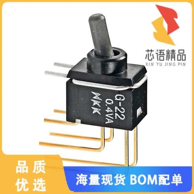 全新G22AV原装(SWITCH TOGGLE DPDT 0.4VA 28V)正品