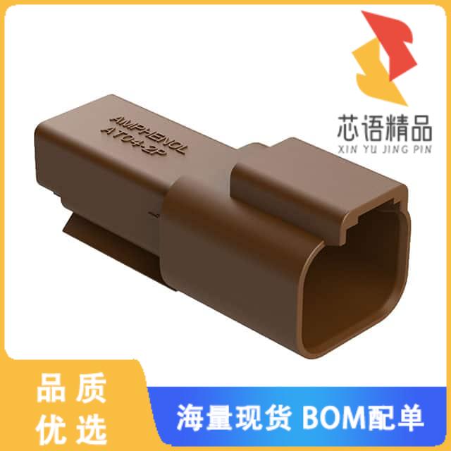 全新AT04-2P-BRN原装(CONN RCPT 2POS 14-20AWG SIZE