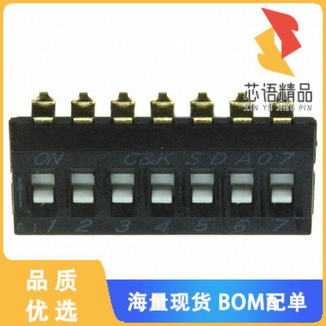 全新SDA07H0SBD原装(SWITCH SLIDE DIP SPST 25MA 24